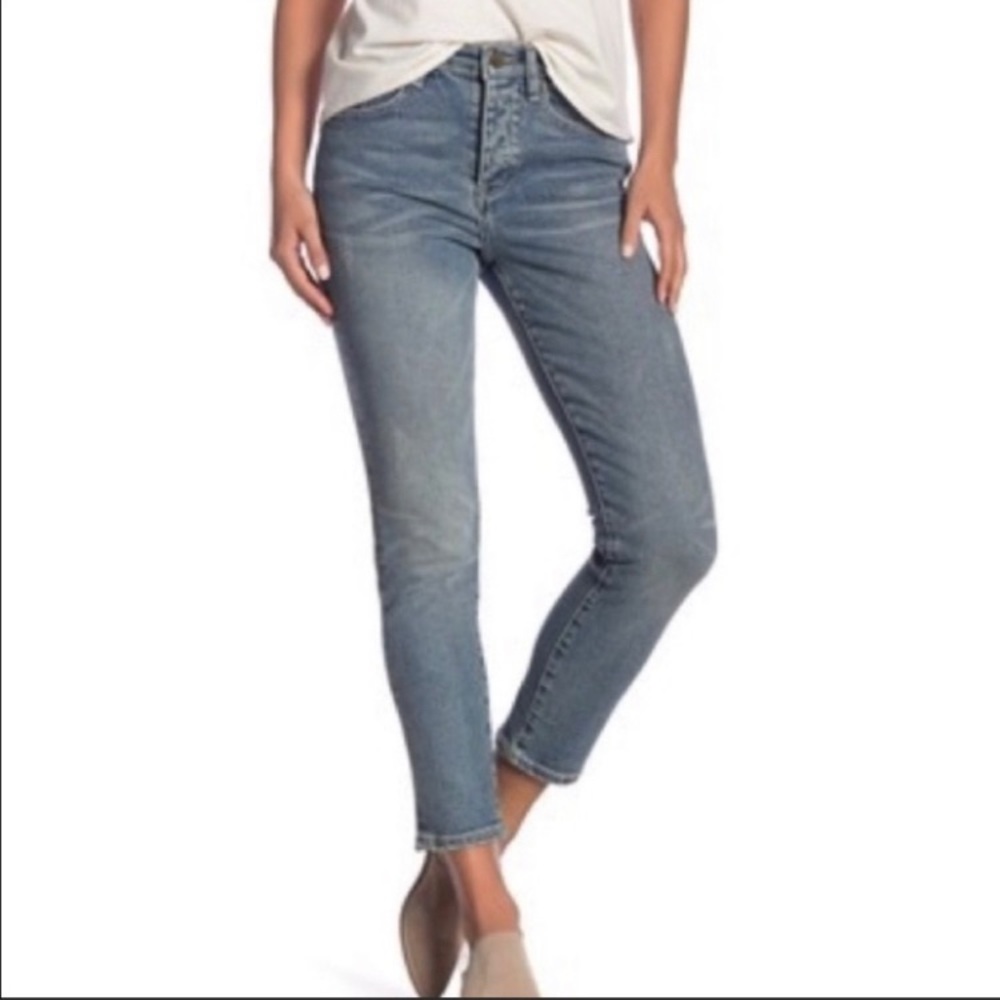 William Rast Cropped Mom Jeans